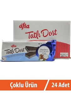 Afia Tatlı Dost Hindistan Cevizli Gofret 24 x 140 G Afia Tatlı Dost Hindistan Cevizli Gofret 24 x 140 G