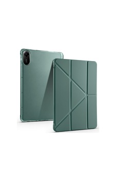 Aksesuarcim Xiaomi Pad 2 İle Uyumlu Kılıf Silikon Yumuşak Kalem Bölmeli Esnek 4 Farklı Stand Olabilen Tablet Kılıfı Koyu Yeşil Sku: Zeusb0frncw18y Arka Kapak