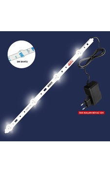 Ledwell Dekoratif Led Bantlı Beyaz 37cm Tak Kullan