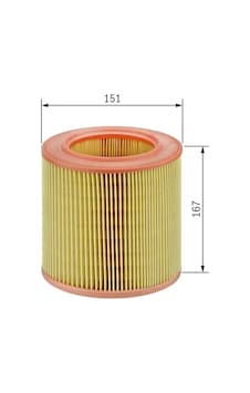 Audi A6 C6 Hava Filtresi 2.0 Tfsi 2007-2011 Bosch F026400027 Audi A6 C6 Hava Filtresi 2.0 Tfsi 2007-2011 Bosch F026400027