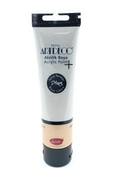 Plus Akrilik Boya 100ml Tüp 494 Sıcak Gri
