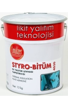 Emülzer Styrobitüm 13 Kg / Metal Kutu Emülzer Styrobitüm 13 Kg / Metal Kutu