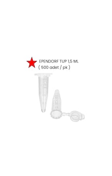 Ependorf Tüp 1,5 Ml, Non Steril 500 Adet / Pk Ependorf Tüp 1,5 Ml, Non Steril 500 Adet / Pk