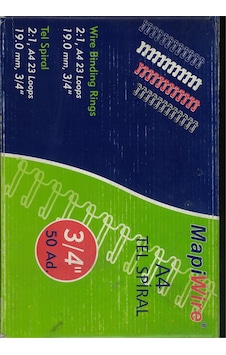 Mapiwire-3 - 4 Kutu Tel Beyaz 50 Ad. Paket Mapiwire-3 - 4 Kutu Tel Beyaz 50 Ad. Paket