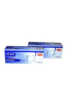 Kraf 13/6 Çakma Teli Beyaz - 5000 Adetlik Kutu Kraf 13/6 Çakma Teli Beyaz - 5000 Adetlik Kutu