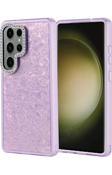 Samsung Uyumlu Galaxy S25 Ultra Kılıf Taşlı Tasarımlı Zore Kapi Kapak Lila Samsung Uyumlu Galaxy S25 Ultra Kılıf Taşlı Tasarımlı Zore Kapi Kapak Lila