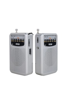 Emh Store Bariton Cep Tipi Mini Analog Radyo Gri