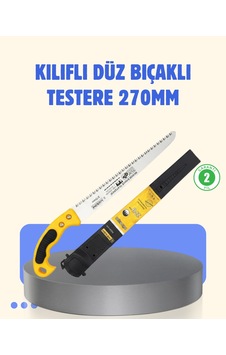 Kılıflı Budama Bahçe Testeresi 270 Mm Düz Bıçaklı - Lisinya