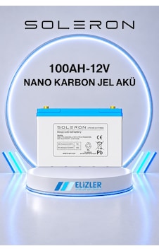 Soleron 100ah 12v Nano Karbon Jel Akü Soleron 100ah 12v Nano Karbon Jel Akü
