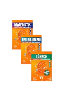 6. Sınıf Matematik + Fen Bilimleri + Türkçe Soru Bankası Seti 2021 6. Sınıf Matematik + Fen Bilimleri + Türkçe Soru Bankası Seti 2021