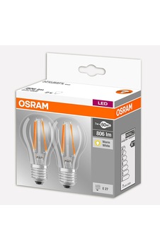 Osram 60 W Sarı Klasik E27 Duy 2'li Led Ampul 3'li Avantaj Paketi Mıchu Osram 60 W Sarı Klasik E27 Duy 2'li Led Ampul 3'li Avantaj Paketi Mıchu