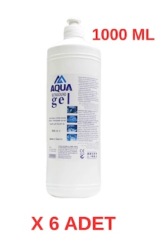 Aquamed 6 Adet Aqua Ultrason Ekg Ve Epilasyon Jeli 1000 Ml Cilt Dostu, Kokusuz, Hipoalerjenik Aquamed 6 Adet Aqua Ultrason Ekg Ve Epilasyon Jeli 1000 Ml Cilt Dostu, Kokusuz, Hipoalerjenik