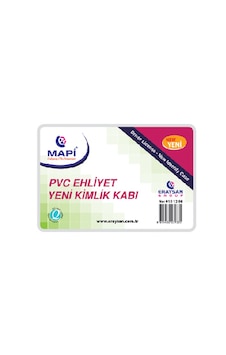 Mapi Yeni Kimlik+ehliyet Pvc Yumuşak Kart Koruma Kabı 9101295-98- 9 Adet Mapi Yeni Kimlik+ehliyet Pvc Yumuşak Kart Koruma Kabı 9101295-98- 9 Adet