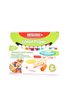 Fibracolor Subazlı Jumbo Keçeli Kalem 12 Renk 10640 Fibracolor Subazlı Jumbo Keçeli Kalem 12 Renk 10640