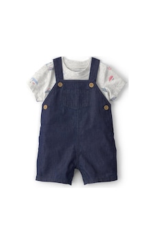Carter's Erkek Bebek Salopet Set 1u564010 Mavi-gri Carter's Erkek Bebek Salopet Set 1u564010 Mavi-gri