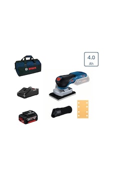 Bosch Gss 18v-13 Akülü Titreşimli Zımpara 4 Amper Bez Çantalı Bosch Gss 18v-13 Akülü Titreşimli Zımpara 4 Amper Bez Çantalı