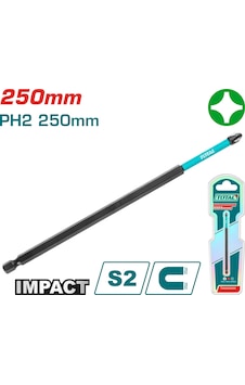 Total Darbeli Ph2 250 Mm Bits Uç Tacım71ph2250