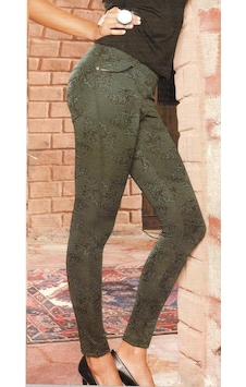 Mad Women Lingerie Mad Women 607 - Kadın %60 Pamuklu Cotton Arka Cepli & Ekstra Dayanıklı Uzun Tayt - Yeşil YESIL