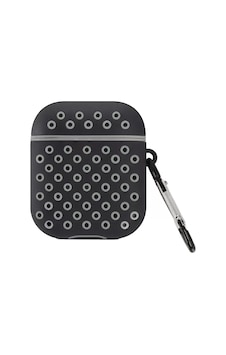 Airpods Uyumlu 2 2.nesil Spor Delikli Kılıf - Siyah-gri Airpods Uyumlu 2 2.nesil Spor Delikli Kılıf - Siyah-gri