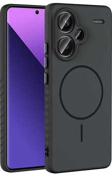 Xiaomi Redmi Note 13 Pro Plus 5g Kılıf M-safe Şarj Özellikli Zore Tea Kapak Siyah Xiaomi Redmi Note 13 Pro Plus 5g Kılıf M-safe Şarj Özellikli Zore Tea Kapak Siyah