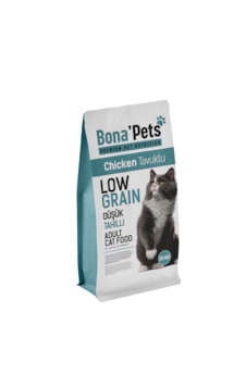Bona Pets Premium Düşük Tahıllı Tavuklu Kedi Maması