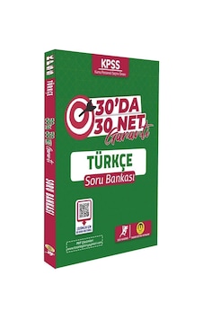 KPSS Türkçe 30 da 30 Net Garanti Soru Bankası- Tasarı Akademi KPSS Türkçe 30 da 30 Net Garanti Soru Bankası- Tasarı Akademi