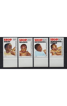 Güney Afrika Bophuthatswana 1985 Sağlık 11-25-30-50 Cent Tam Seri Lt0026b  Teşhir Ürün