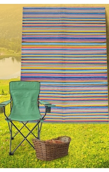 Konfor Halı Savana 8802 Plaj Kamp Piknik Bahçe Halısı Balkon Teras Hasır Mat Savan Halı