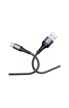 Remorax Örgülü Usb A-c Hızlı Şarj Kablosu, Siyah 100 Cm Sku: Zeus8690010103246 Remorax Örgülü Usb A-c Hızlı Şarj Kablosu, Siyah 100 Cm Sku: Zeus8690010103246