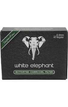 White Elephant 9mm Kömürlü Pipo Filtresi 40 Adet 352445 White Elephant 9mm Kömürlü Pipo Filtresi 40 Adet 352445