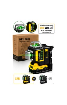 Heilber Ba0115373 12 Satır Şarjlı Yeşil Işık Lazer Hizalama Ve Seviye Ölçüm Cihazı 360 Döner Başlıklı, Üs Heilber Ba0115373 12 Satır Şarjlı Yeşil Işık Lazer Hizalama Ve Seviye Ölçüm Cihazı 360 Döner Başlıklı, Üs