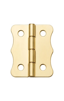 Sarı 100 Adet Papatya Menteşe Düz 30x23 Mm - Dekoratif Çerçeve Fener Kutu Menteşesi 1 Adet