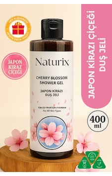 Naturix Japon Kirazı Çiçeği Aroma Terapi Duş Jeli 400 ML Naturix Japon Kirazı Çiçeği Aroma Terapi Duş Jeli 400 ML