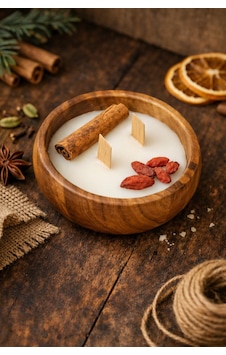 Kokulu Aromaterapi Mum 001 - Beyaz