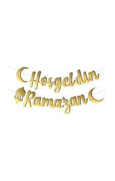 Elifsüs Hoşgeldin Ramazan Kaligrafi Yazı Gold