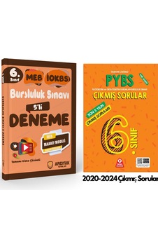 Ardışık Yayınları Bursluluk Sınavı 6. Sınıf Bursluluk Deneme + Son 5 Yıl Bursluluk Çıkmış Sorular Ardışık Yayınları Bursluluk Sınavı 6. Sınıf Bursluluk Deneme + Son 5 Yıl Bursluluk Çıkmış Sorular