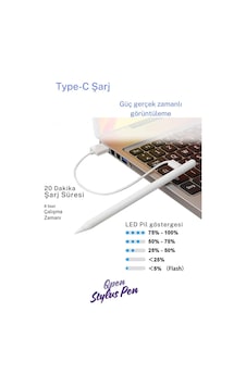 Apple Pencil 2. Nesil Uyumlu Kapasitif Stylus Kalem, Aktif Versiyon Iphone, Ipad Dokunmatik Avuç İçi Algılama Kalem Beyaz - 889778937 Apple Pencil 2. Nesil Uyumlu Kapasitif Stylus Kalem, Aktif Versiyon Iphone, Ipad Dokunmatik Avuç İçi Algılama Kalem Beyaz - 889778937