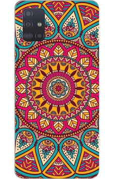 Samsung Galaxy A51 Uyumlu Mandala Baskılı Silikon Kılıf Renkli Samsung Galaxy A51 Uyumlu Mandala Baskılı Silikon Kılıf Renkli