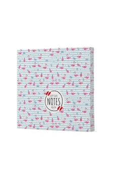 Flamingo 4 - Çizgisiz Yan Boyamalı Defter Mavi Flamingo 4 - Çizgisiz Yan Boyamalı Defter Mavi
