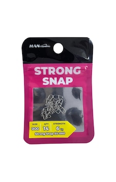 Hanfish Strong Snap No 000 Lrf Klipsi 14 Adet Hanfish Strong Snap No 000 Lrf Klipsi 14 Adet
