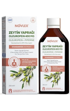 Novlex Zeytin Yaprağı Eki ve Piperin Takviye Edici Gıda 250 ML Novlex Zeytin Yaprağı Eki ve Piperin Takviye Edici Gıda 250 ML