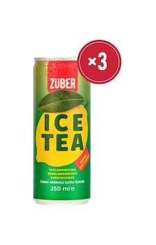 Züber Ice Tea Limon 250ml X 3 Adet Züber Ice Tea Limon 250ml X 3 Adet