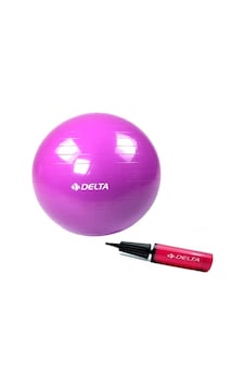 Delta 65 CM Mor Deluxe Pilates Topu ve Çift Yönlü Pompa Seti Delta 65 CM Mor Deluxe Pilates Topu ve Çift Yönlü Pompa Seti