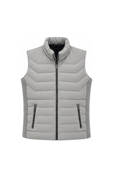 Classics Men Fermuarlı Erkek Slim Fit Triko Nova Yelek 7830 Taş