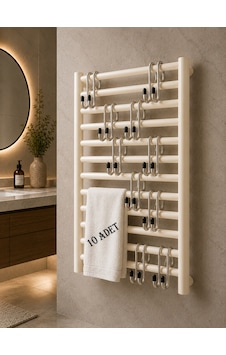 10'lu Banyo Askı Seti Havlupan İçin Pratik Havlu Askıları 10x5 Cm Krom 10'lu Banyo Askı Seti Havlupan İçin Pratik Havlu Askıları 10x5 Cm Krom