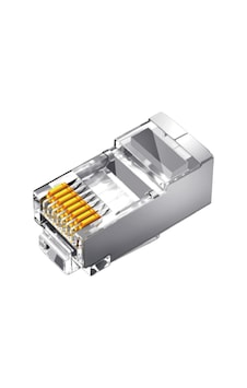Veggieg Cat6 Metal Rj45 Jack 8p8c Ethernet Konnektörü Altın Kaplama 102 Adet Veggieg Cat6 Metal Rj45 Jack 8p8c Ethernet Konnektörü Altın Kaplama 102 Adet