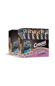 Crocus Multipack60 6 Çeşit Krema Kedi Ödülü 900gr Crocus Multipack60 6 Çeşit Krema Kedi Ödülü 900gr