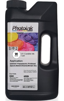 Dx5 ve Dx7/5113 Kafalar için 1000 ML Beyaz Whıte Uv Mürekkep (Ser Dx5 ve Dx7/5113 Kafalar için 1000 ML Beyaz Whıte Uv Mürekkep (Ser
