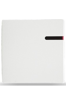 DAHİLİ SİREN IS210, Tek Kırmızı Ledli, Tamper Switch, Beyaz ABS p