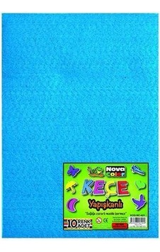 Nova Color Keçe Yapışkanlı 10 Renk Nc-421